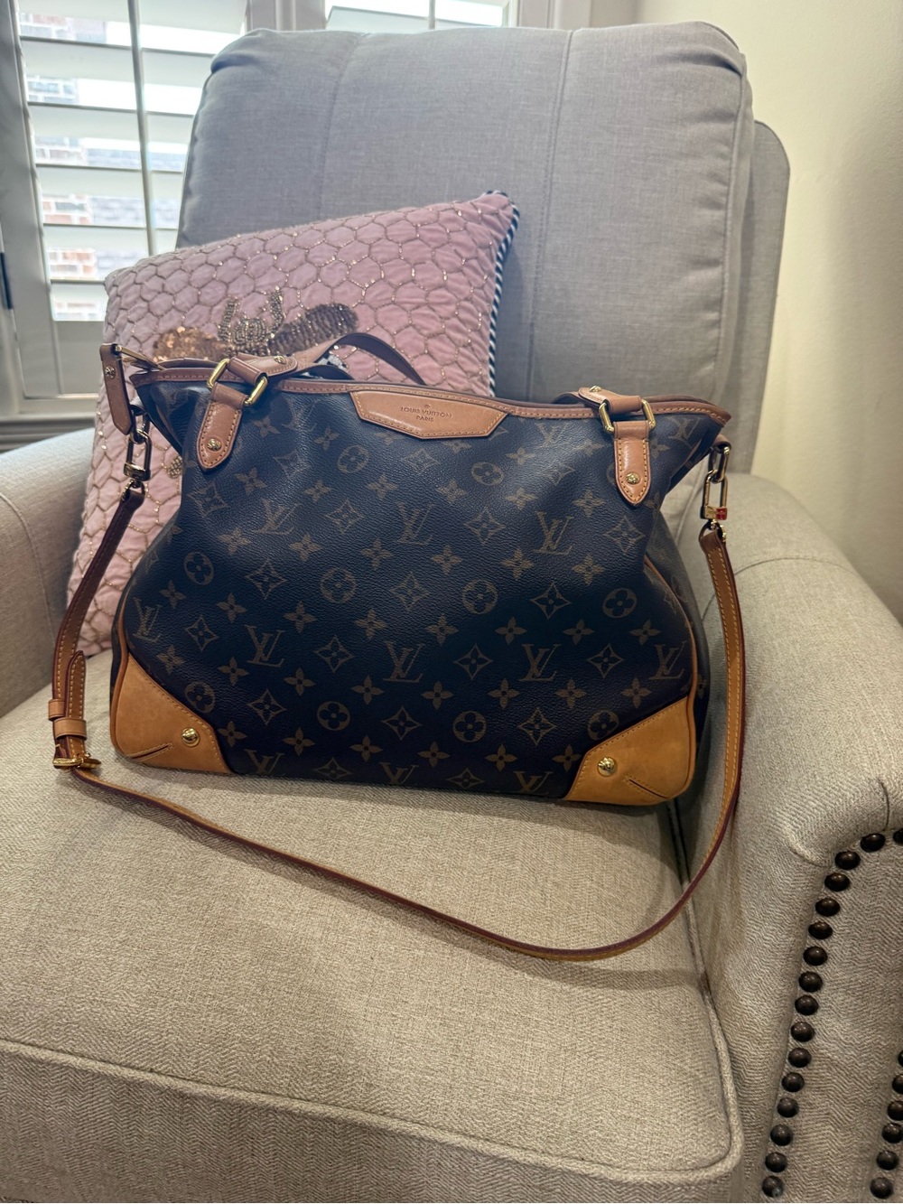 Louis Vuitton Estrela MM Monogram Shoulder Crossbody Bag - Picture 3 of 8
